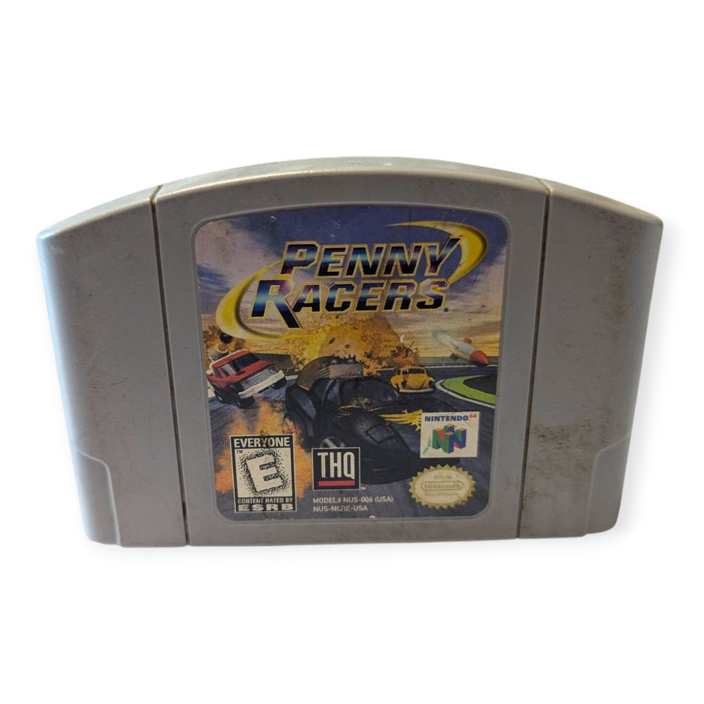 Penny Racers Nintendo‎ 64 N64 THQ 1998 Racing Game Cartridge
